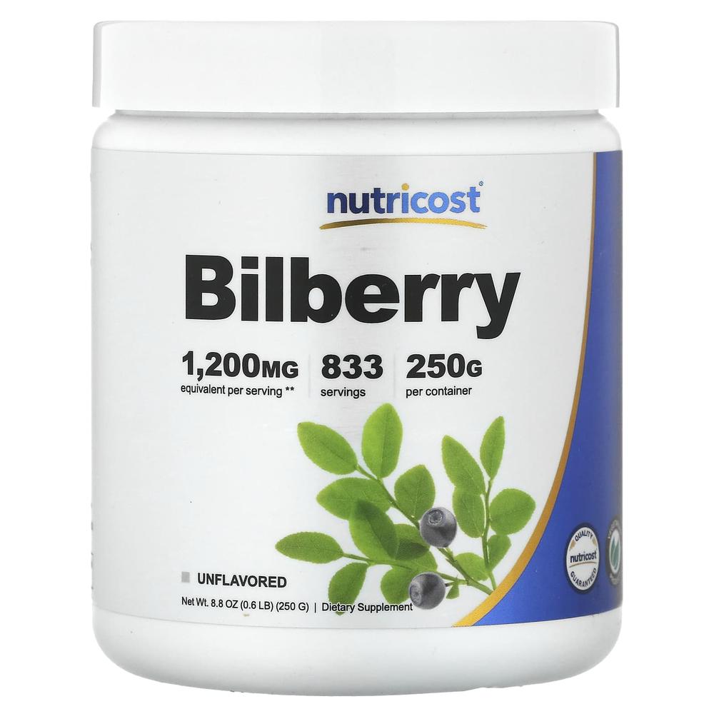 뉴트리코스트 빌베리 파우더 분말 무향 300mg 250g - 상품 이미지
