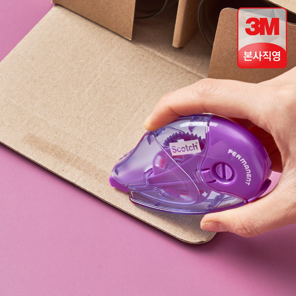 3M 스카치 풀테이프 투명 양면 테이프 디스펜서 017D(8.4mmx8m) - 상품 이미지