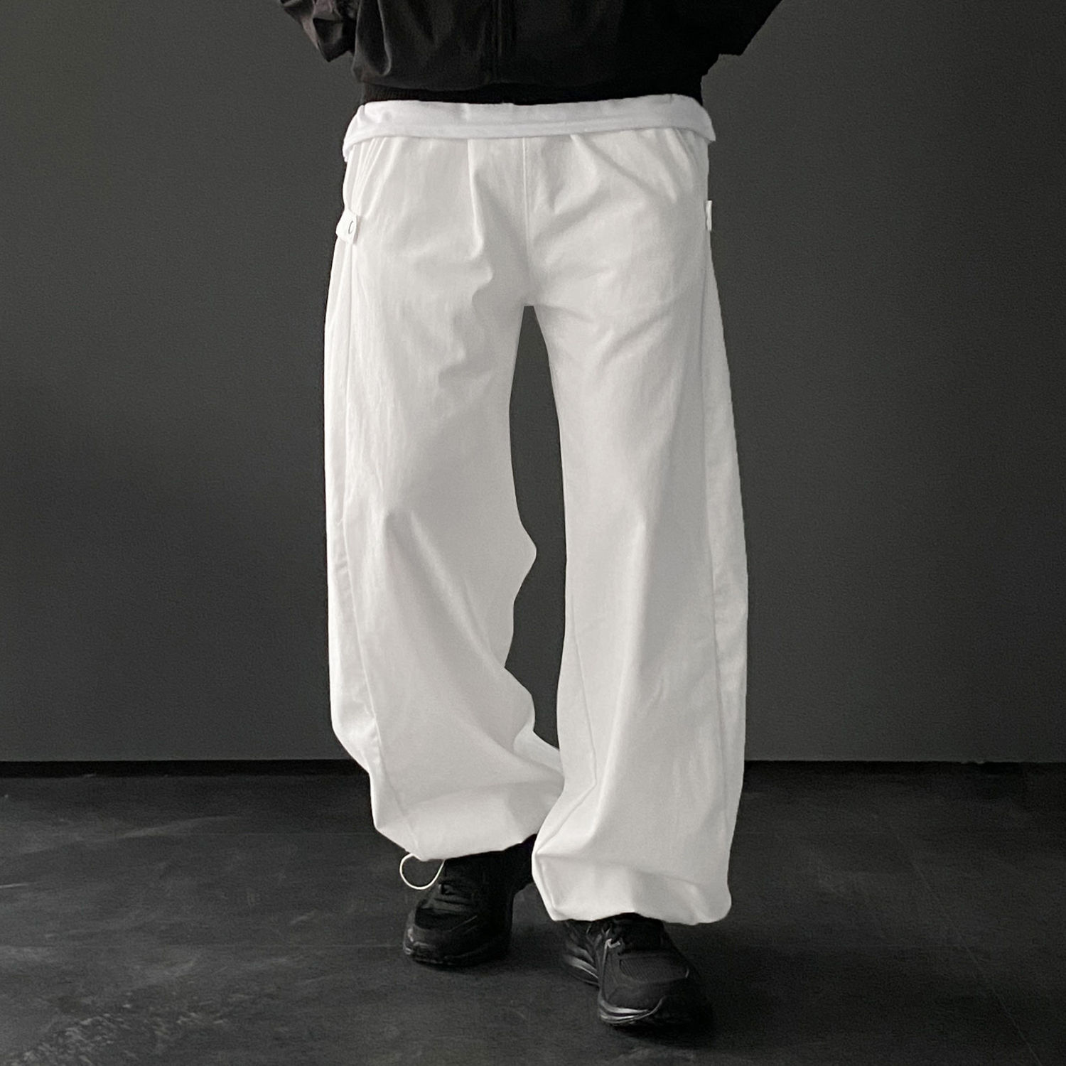 벌룬팬츠 남자와이드팬츠 통큰바지 - 상세 이미지 2