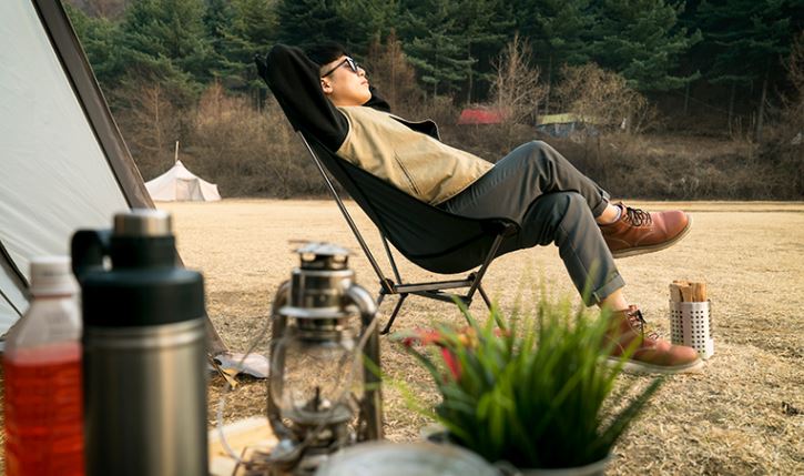 노스피크 의자 경량 크로스 체어 캠핑 롱 릴렉스 - 상세 이미지 3
