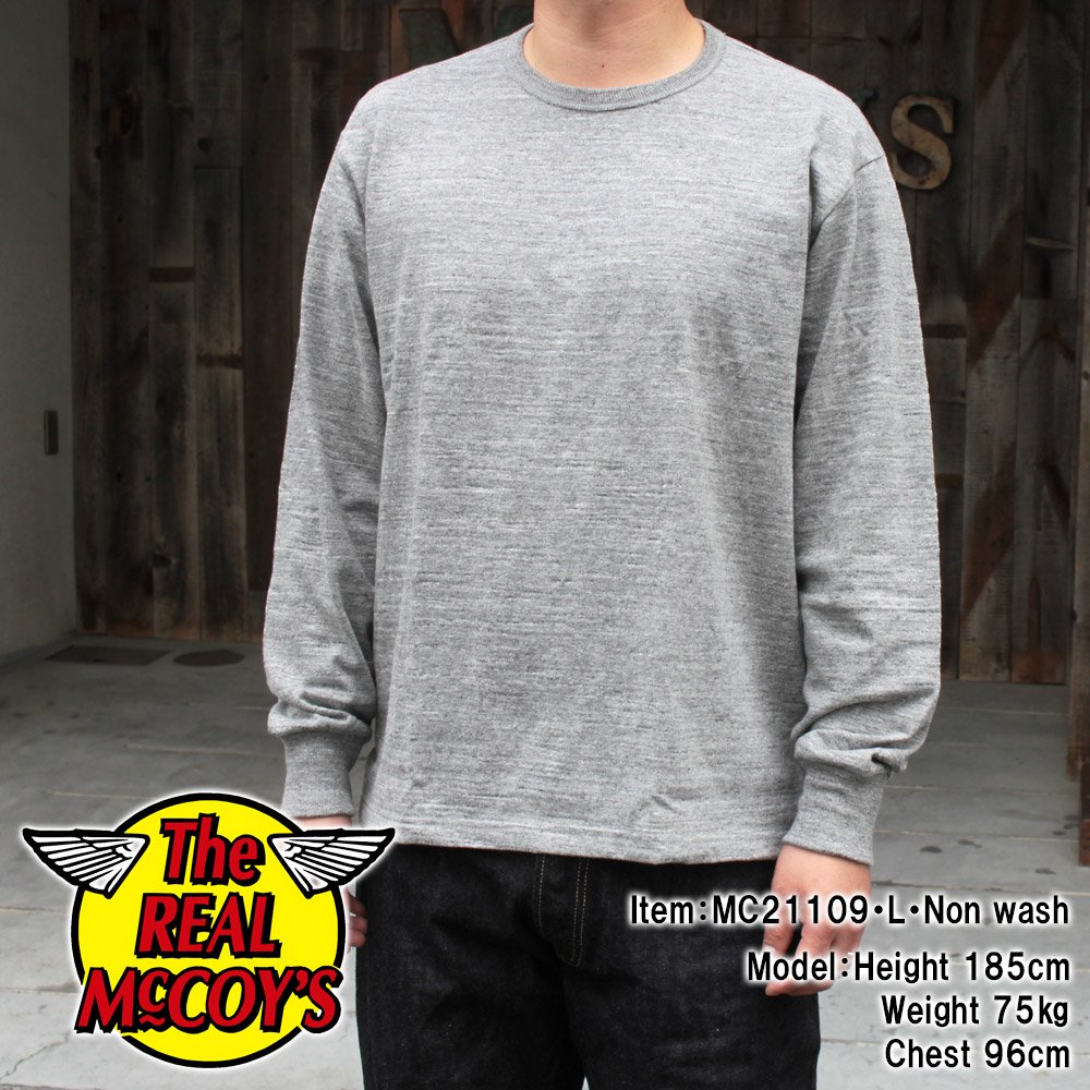 조맥코이 골지 긴팔 티 셔츠 JOE McCOY ATHLETIC L/S LOOP - 상세 이미지 4
