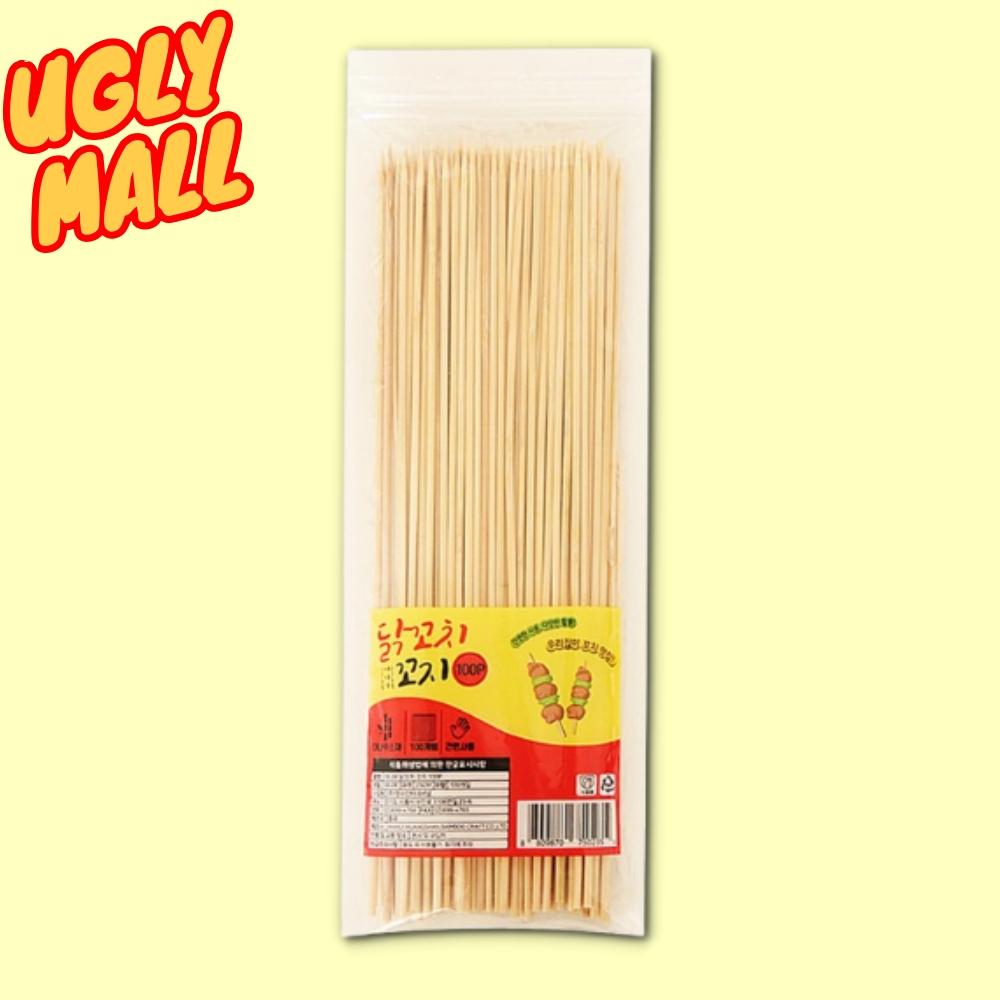 100개 25cm 탕후루꼬치 오뎅꼬치 긴꽂이 - 상품 이미지