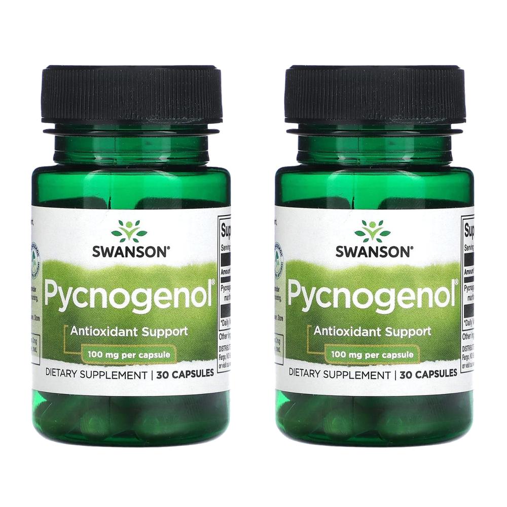 스완슨 피크노제놀 100mg 피크제놀 프랑스 해송 30정 (2개) - 상품 이미지
