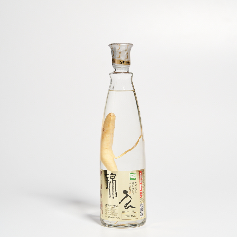 금산인삼주 수삼 43도 720ml 김창수 명인(케이스, 쇼핑백 포함) - 상세 이미지 4