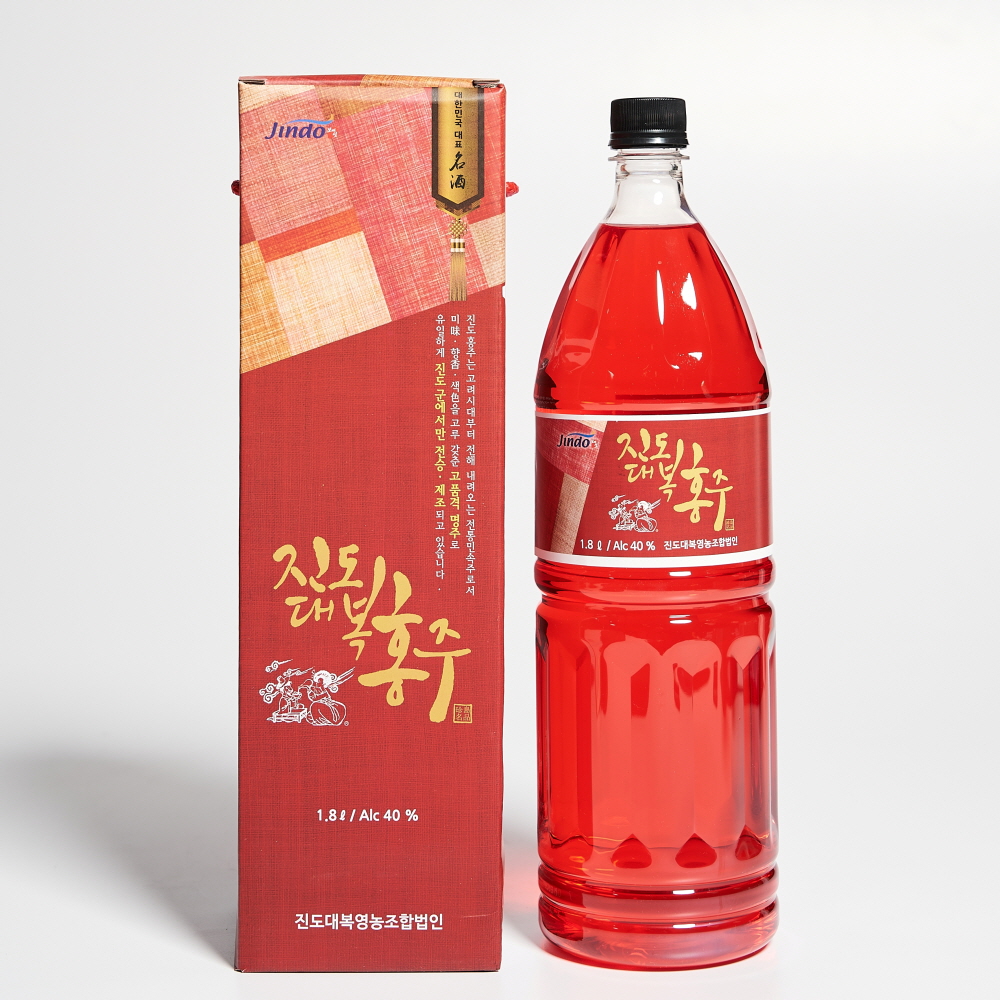 진도홍주 대복 40도 지초주 대용량 1.8L, 1개 - 상품 이미지