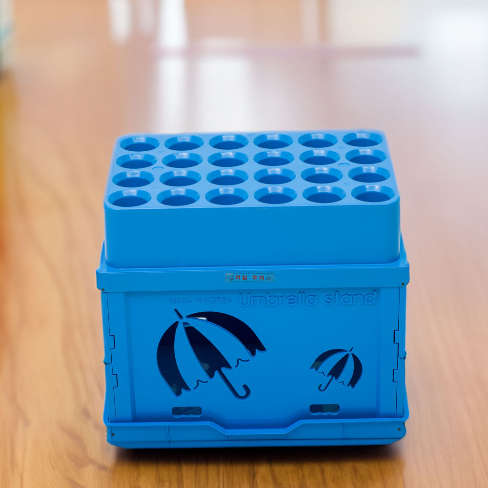 대용량 우산꽂이 접이식 실내용 정리함 매장 학교 사무실용