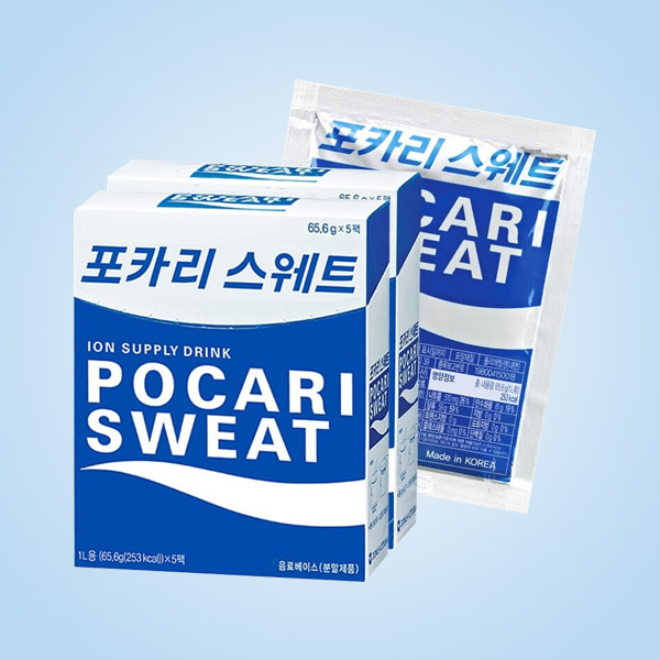 포카리스웨트 65.6g x 5팩 분말 스포츠음료 물에타먹는 이온음료 - 상품 이미지