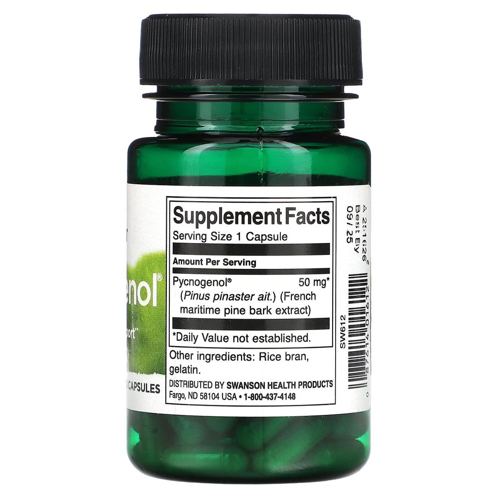 스완슨 피크노제놀 50mg 피크제놀 50정 - 상세 이미지 2