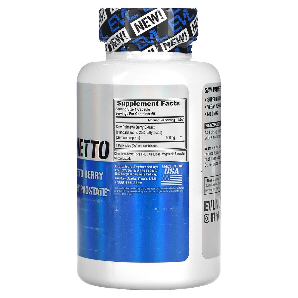 EVLution 쏘팔메토 500 mg 60정 (4개) - 상세 이미지 3