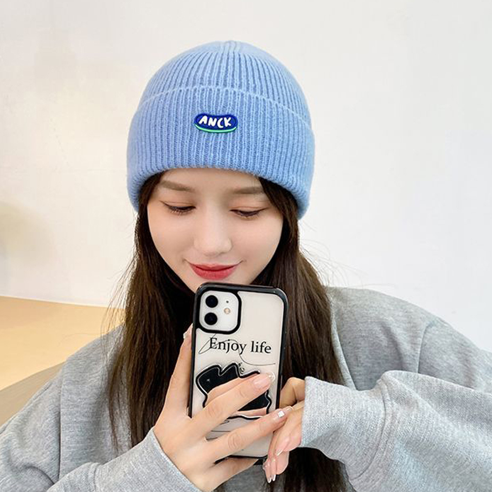 봄 가을 비니 남성 여자 얇은 니트 숏비니 모자