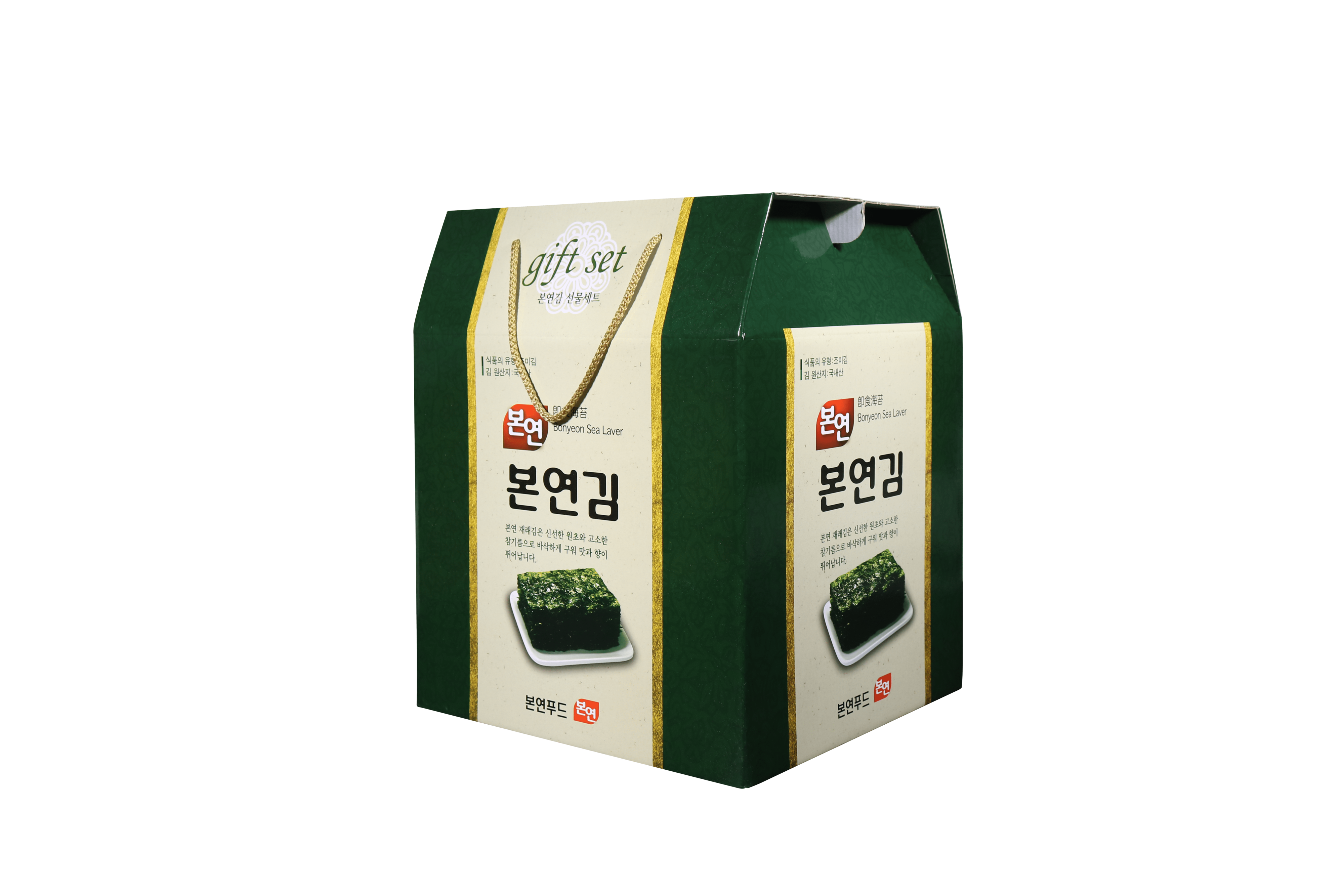 HACCP 본연 김 도시락김 4.5g, 재래김 25g 전장김 선물세트