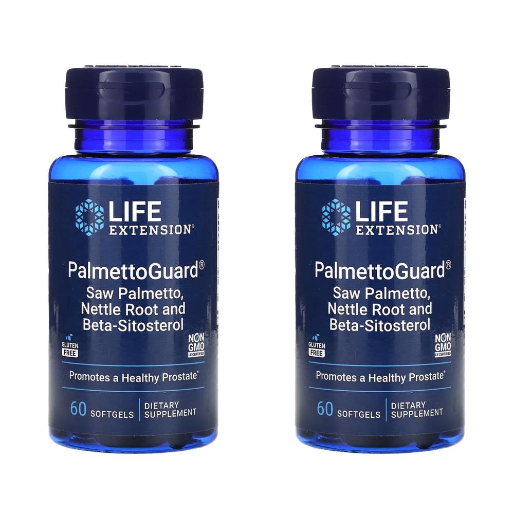 라이프익스텐션 PalmettoGuard 쏘팔메토 베타시토스테롤 60정 (2개) - 상품 이미지