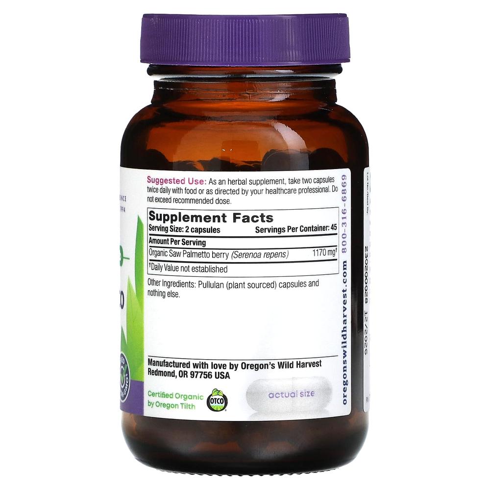 오레곤와일드 쏘팔메토 1170 mg 고함량 90정 (2개) - 상세 이미지 3