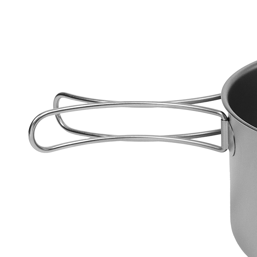 AMG 티타늄 코펠 1250ml 캠핑 반합 쿠커 백패킹 +WB비너