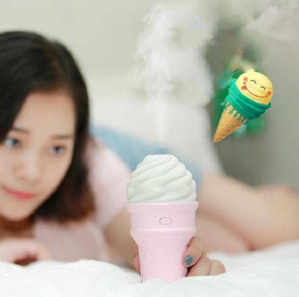 USB 차량가습기 사무실용미니가습기 아이스크림 귀여운가습기