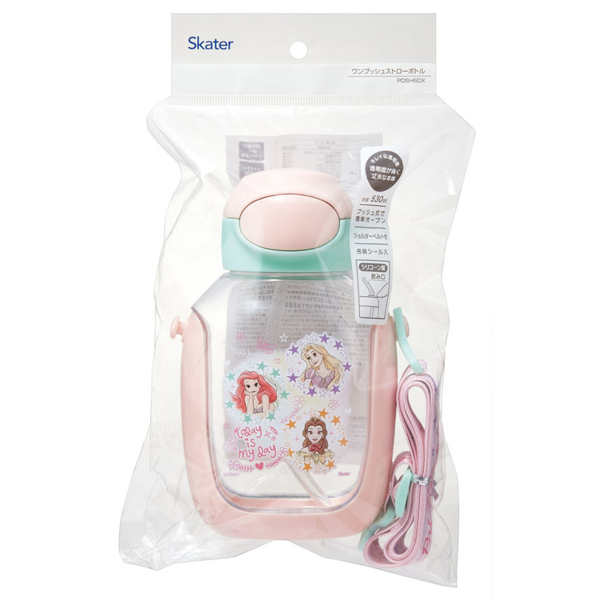 스케이터 디즈니 프린세스 캐릭터 원푸쉬 스트로 보틀 530ml PDSH6DX - 주방·식기 - 하카타몰
