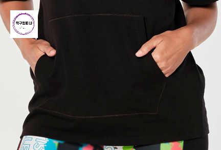 줌바 댄스복 댄스티 줌바웨어 상의 에어로빅복 방송댄스복 - 상세 이미지 5