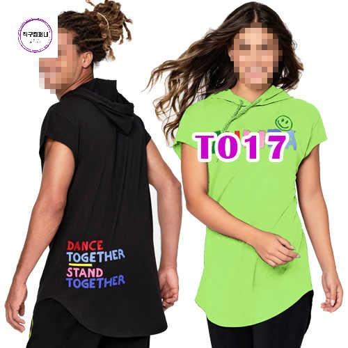 줌바웨어 여성용 반팔티 나시 탑 단체복 피트니스 zumba - 상품 이미지