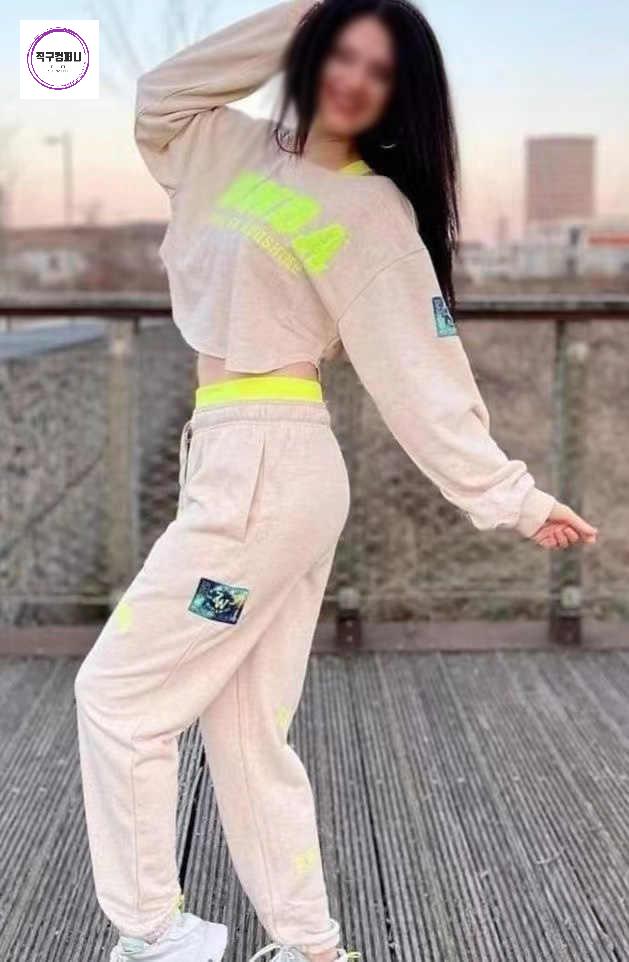 줌바 티셔츠 복장 의류 댄스복 줌바복 긴팔 - 상세 이미지 3