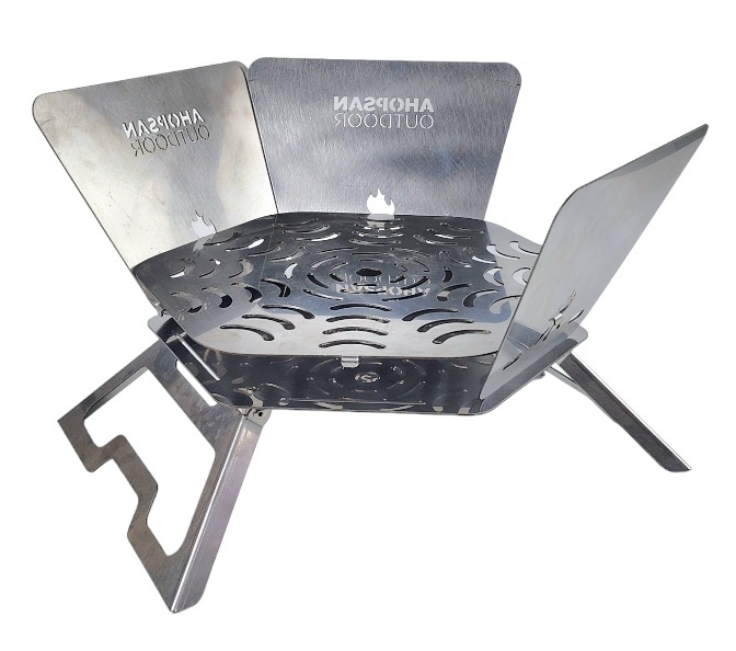 아홉산장작 접이식 육각 불멍 화로대 대형사이즈