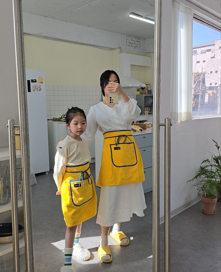 무지 타월 수건 앞치마 에이프런