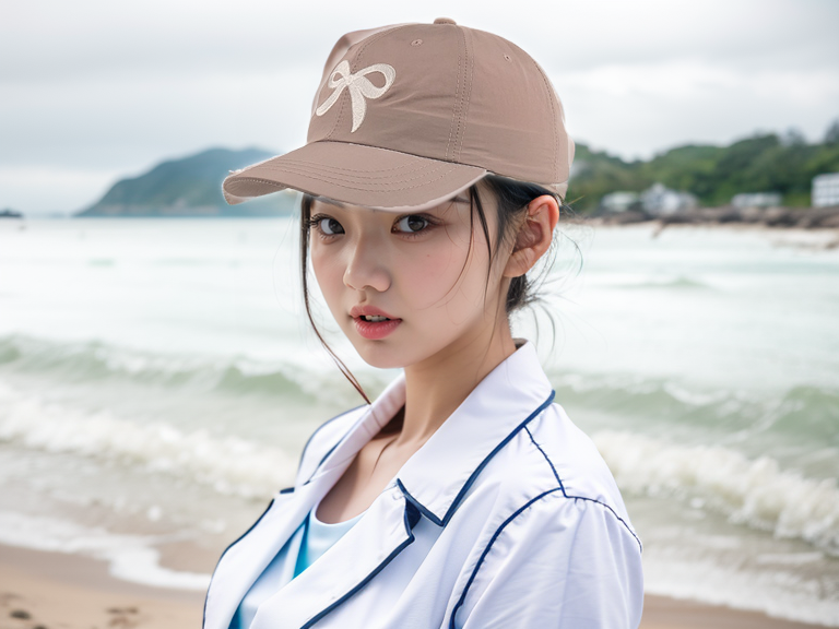 나일론 볼캡 바스락 워터파크 모자 볼캡 여성 여름 방수 캡모자 이미지 7