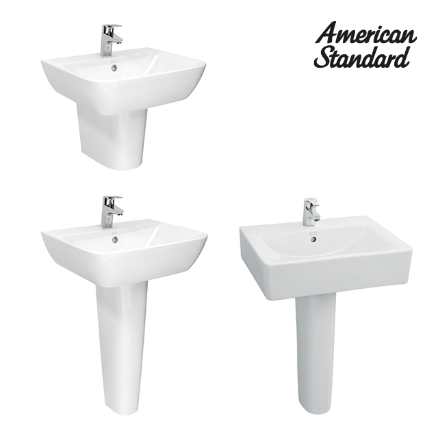 아메리칸스탠다드 분리형 반다리 긴다리 세면기 3종 American Standard - 상품 이미지