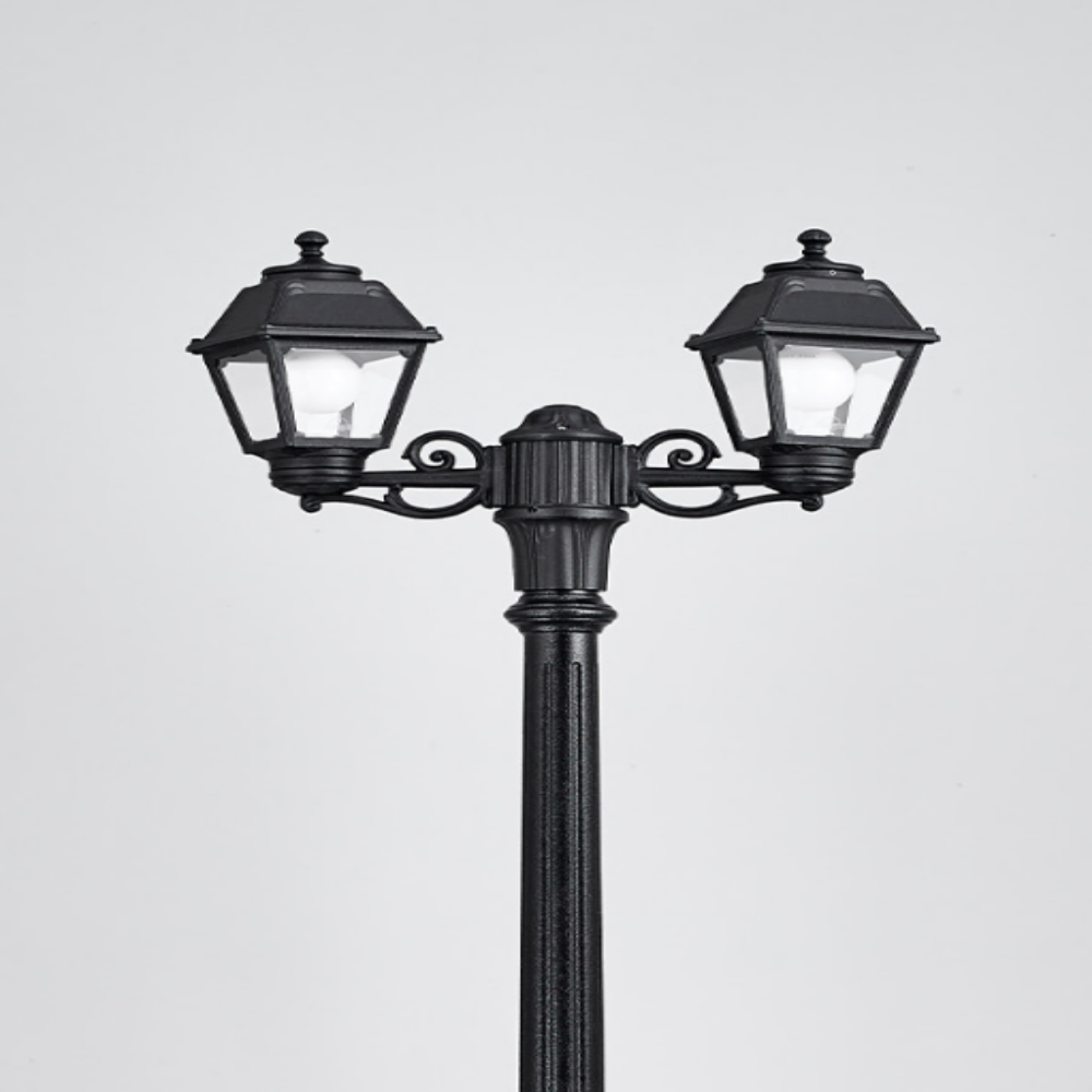 녹X 부식X/무료+당일발송/이태리 LED 전기 정원등 잔디등 가로등 열주등 블랙 - 상세 이미지 4