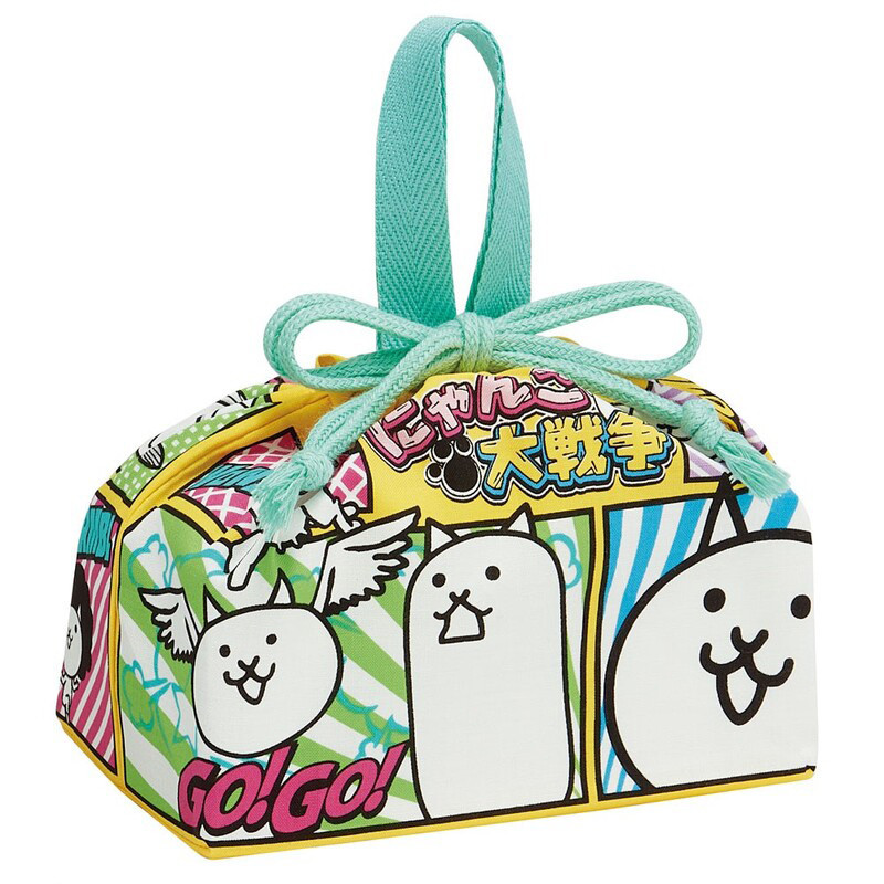 스케이터 냥코 대전쟁 캐릭터 도시락 주머니 KB7 - 주방·식기 - 하카타몰