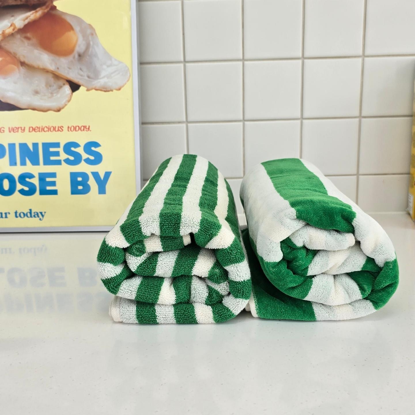 대형 스트라이프 비치타월 바스타월 인테리어 블랭킷