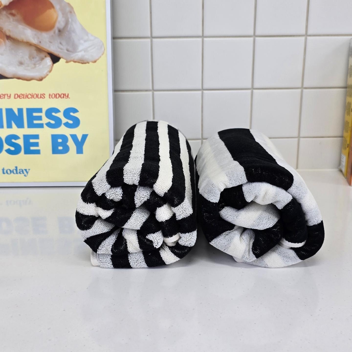 대형 스트라이프 비치타월 바스타월 인테리어 블랭킷