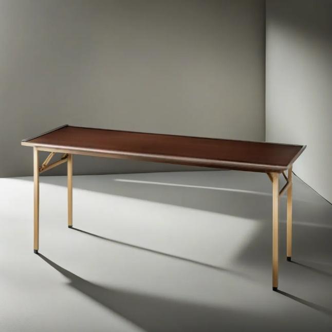 월넛 튼튼한 접이식 테이블 전시회 테이블 박람회 테이블 1800x450