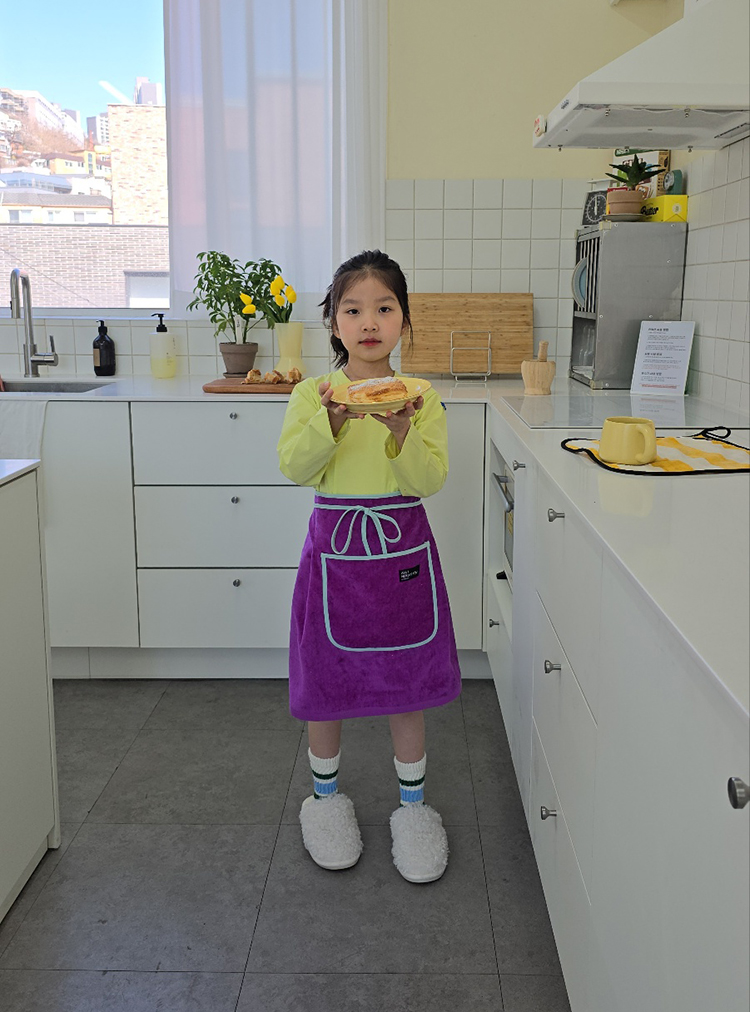 무지 타월 수건 앞치마 에이프런