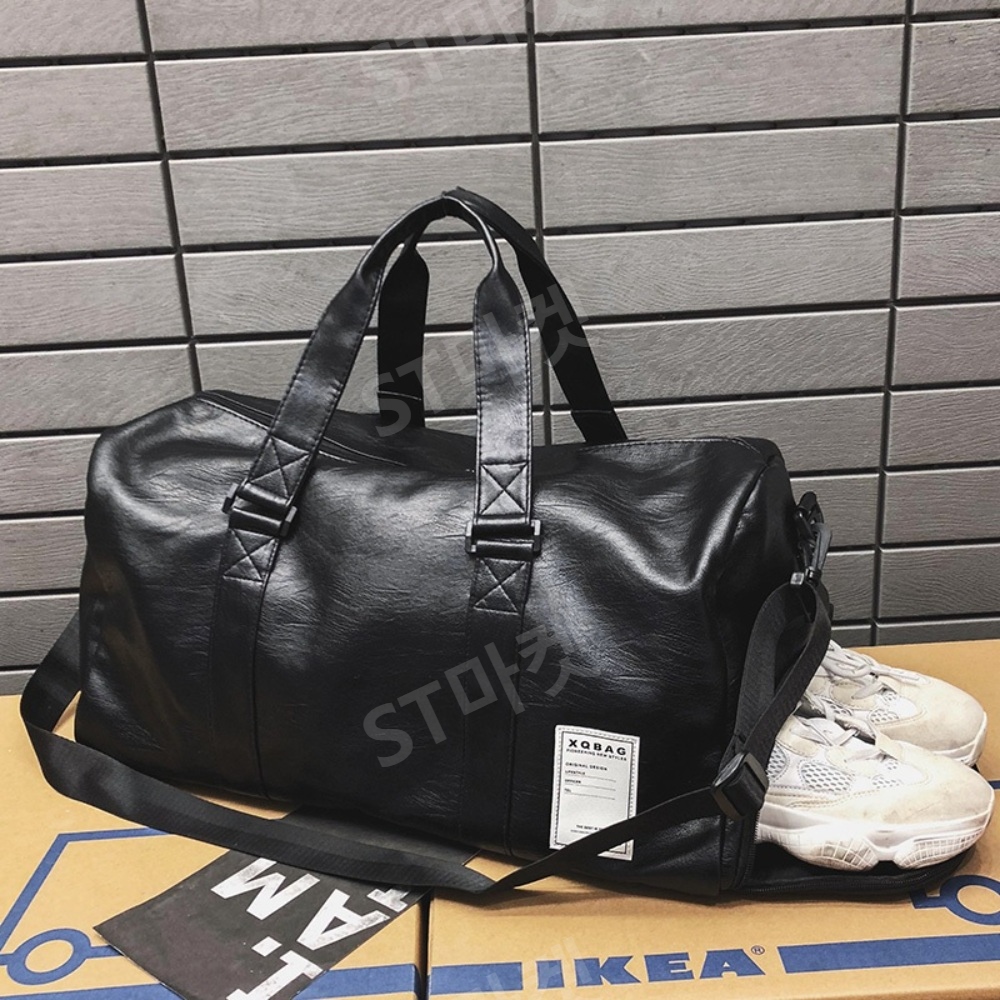 스포츠 피트니스 가방 PU 건식 습식 분리 훈련 가방 자라st 대용량 여행용 수하물 보관 - 상품 이미지