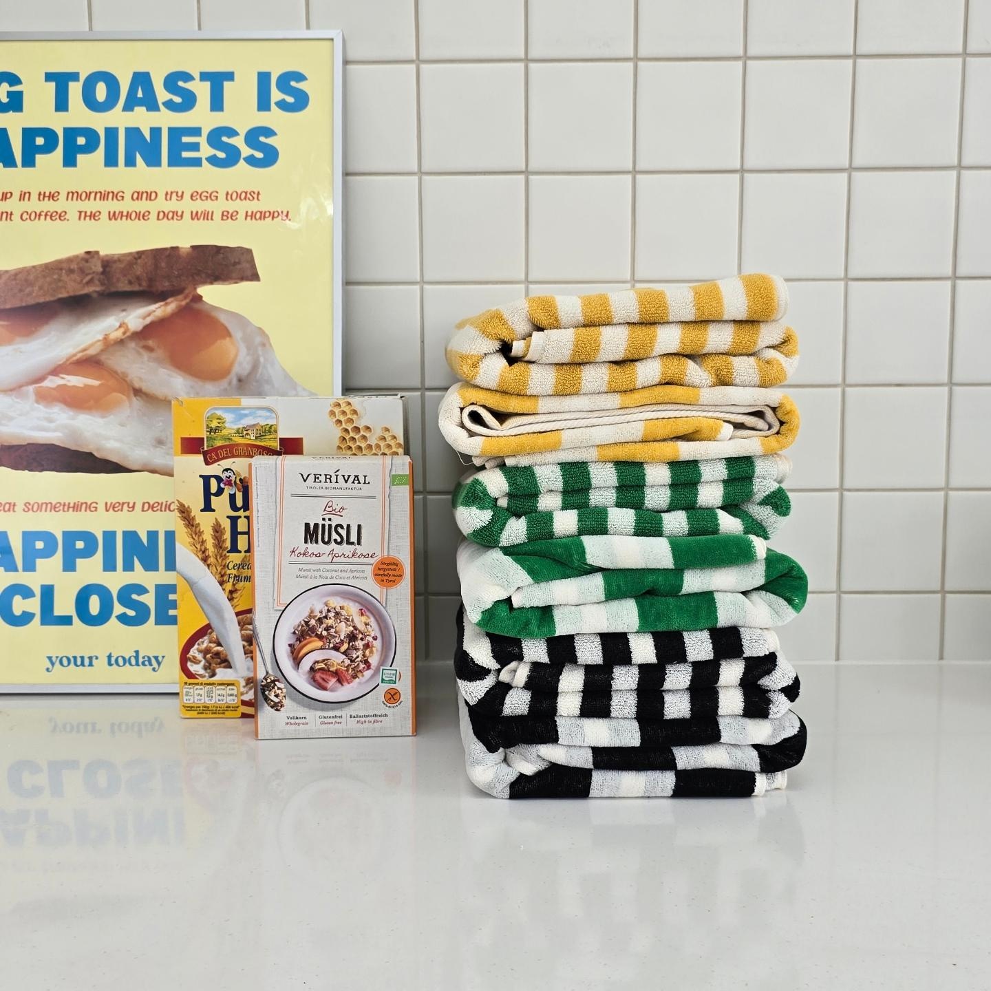 대형 스트라이프 비치타월 바스타월 인테리어 블랭킷