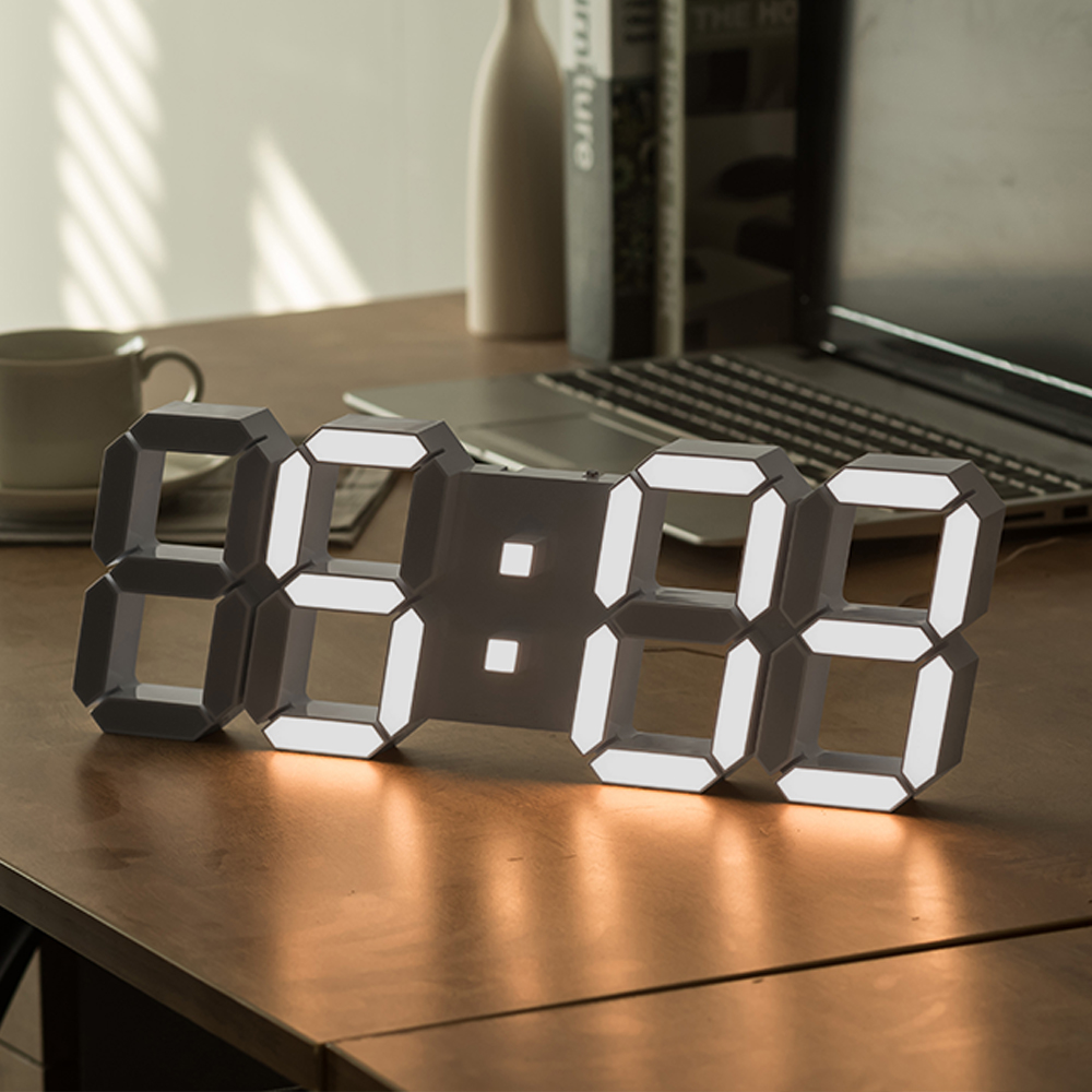 플라이토 위성 GPS 인테리어 LED 벽시계 38cm - 상세 이미지 3