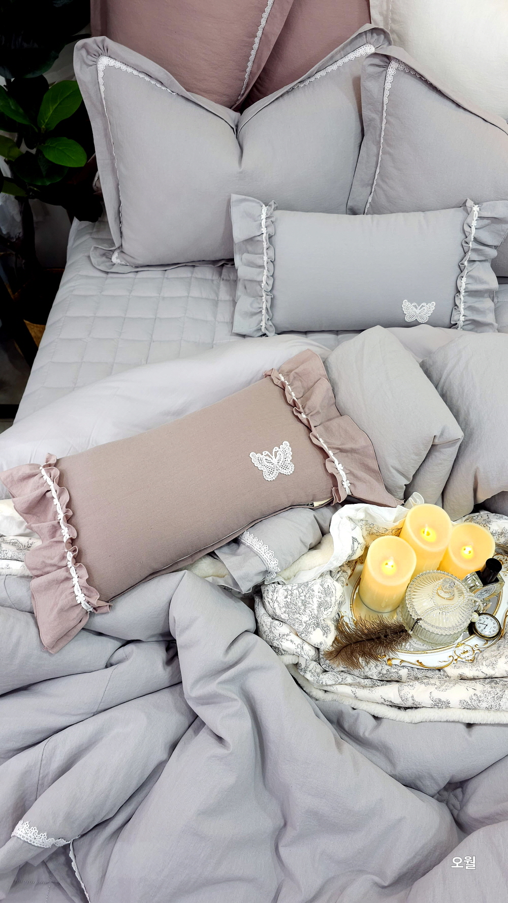 신혼 호텔이불 호텔침구 라지킹침구세트 침구류 린넨코튼 모달