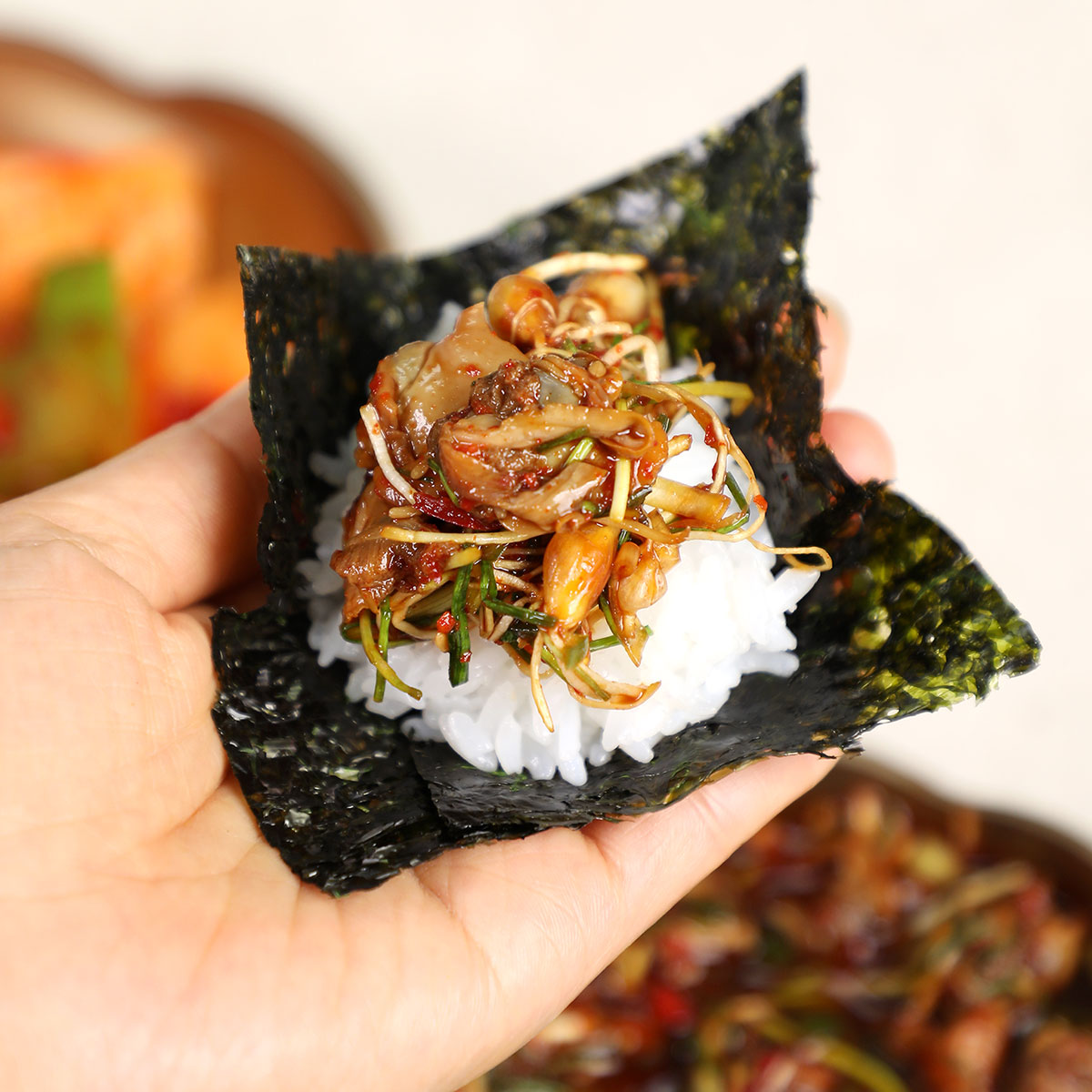 셰프애찬 달래 새 꼬막장 400g/캔