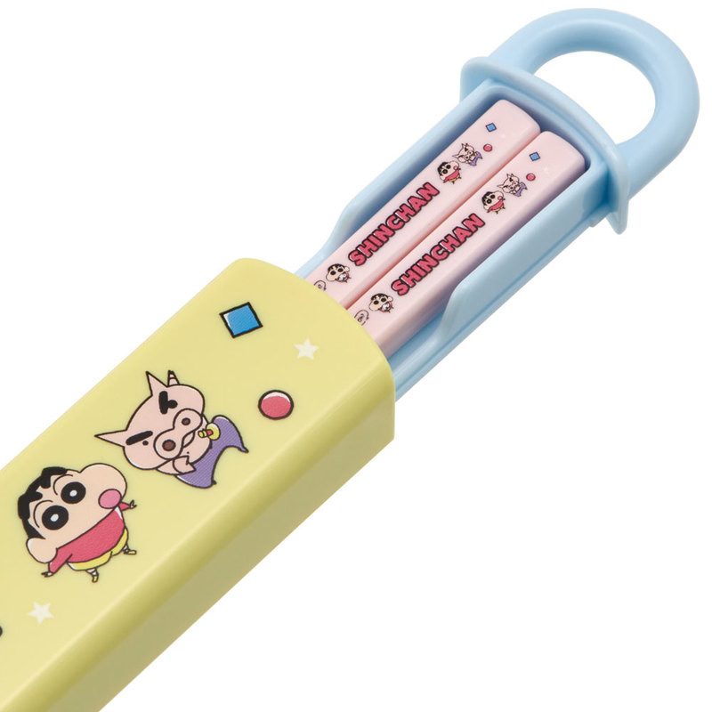 스케이터 짱구 캐릭터 슬라이드식 젓가락 케이스 세트 ABS2AMAG - 주방·식기 - 하카타몰