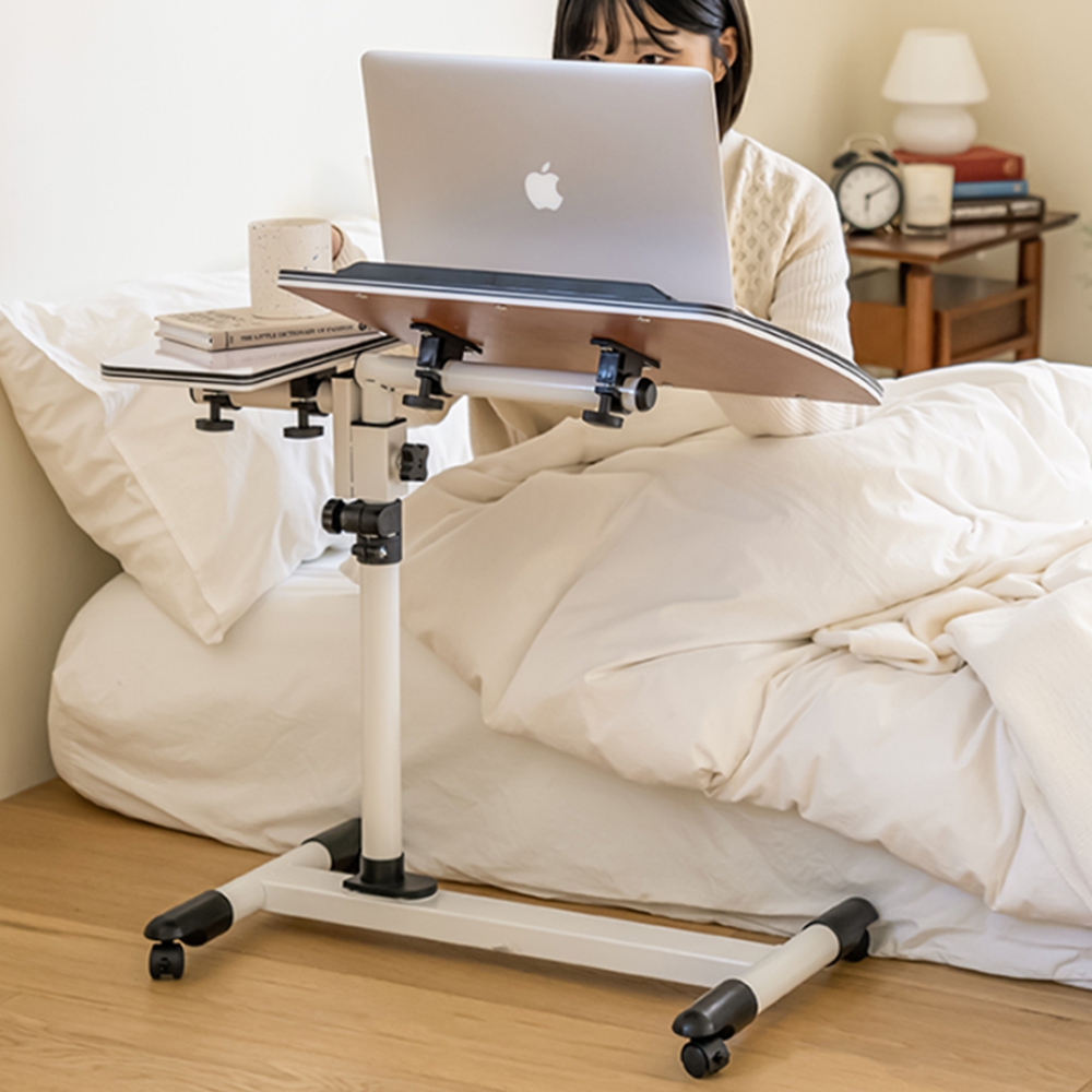 이동식 침대책상 거실 간이탁상 쇼파 높이조절 사이드테이블