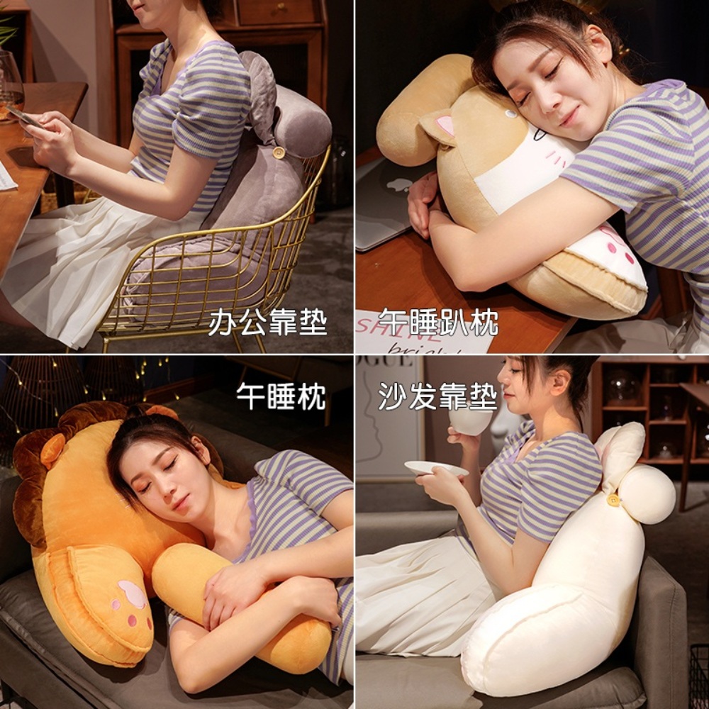 침대등받이쿠션 삼각쿠션 소파 허리 대형 쇼파 허리받침 집순이 베개 등쿠션 - 상세 이미지 3