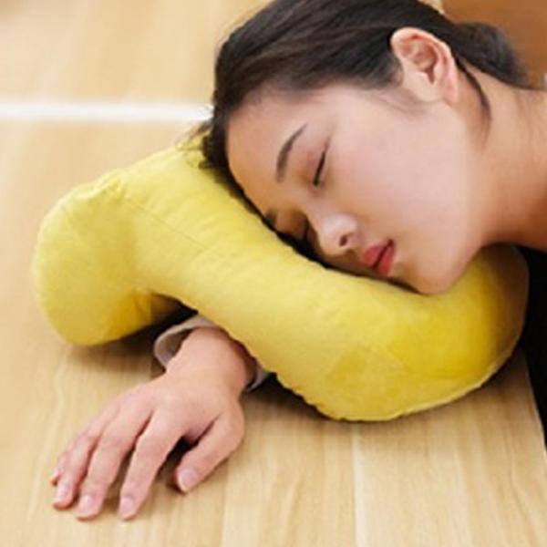 책상 팔베개 쿠션 낮잠 베개 사무실 학교 등쿠션 목베개 - 상세 이미지 3