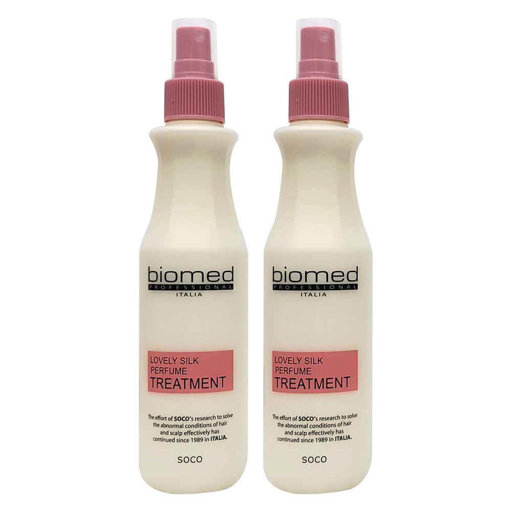 바이오메드 러블리 실크 퍼퓸 향수 트리트먼트 에센스 250ml (2세트) 단백질 향기좋은 헤어 열 보호제 정전기 방지 UV차단 : 에프원뷰티