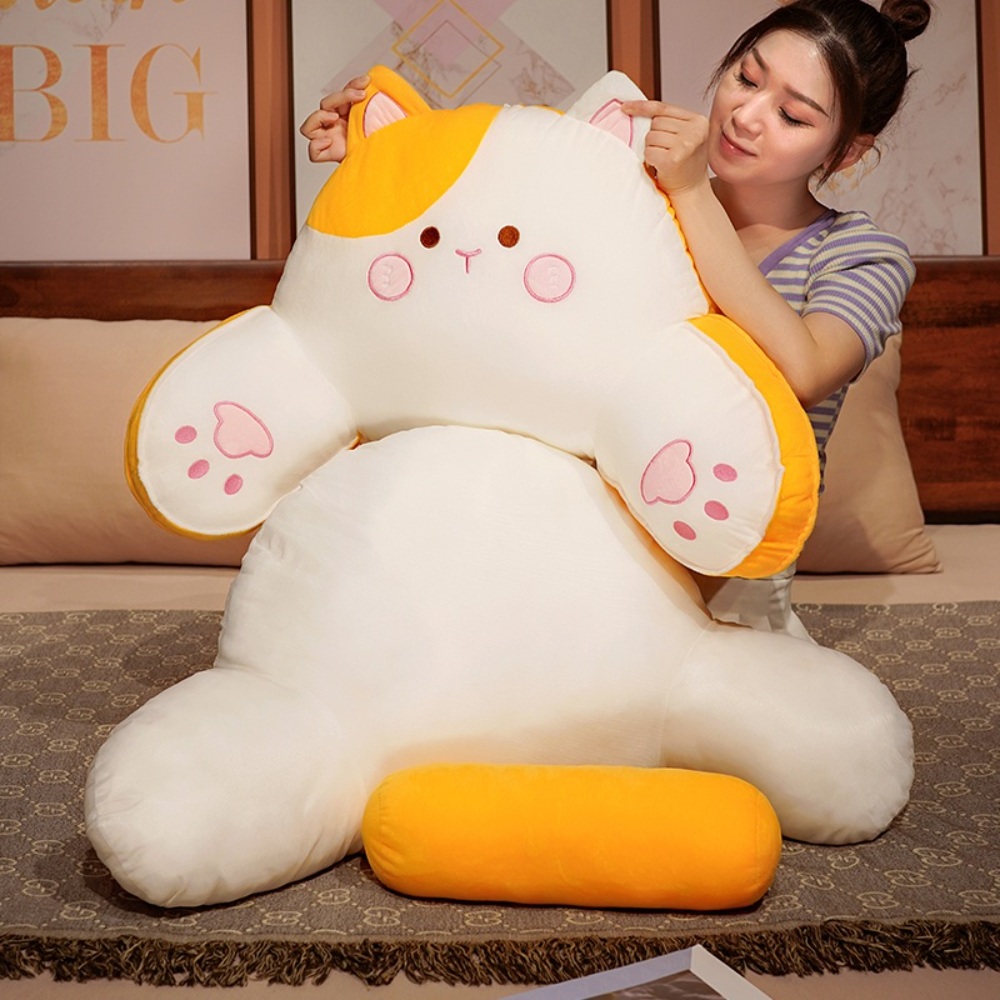 침대등받이쿠션 삼각쿠션 소파 허리 대형 쇼파 허리받침 집순이 베개 등쿠션 - 상세 이미지 4