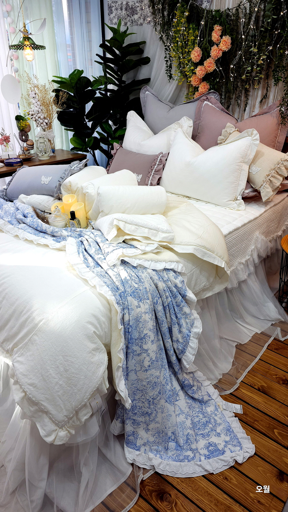 신혼 호텔이불 호텔침구 라지킹침구세트 침구류 린넨코튼 모달