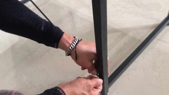 1인용 컴퓨터 책상 게이밍 철재 선반형 800