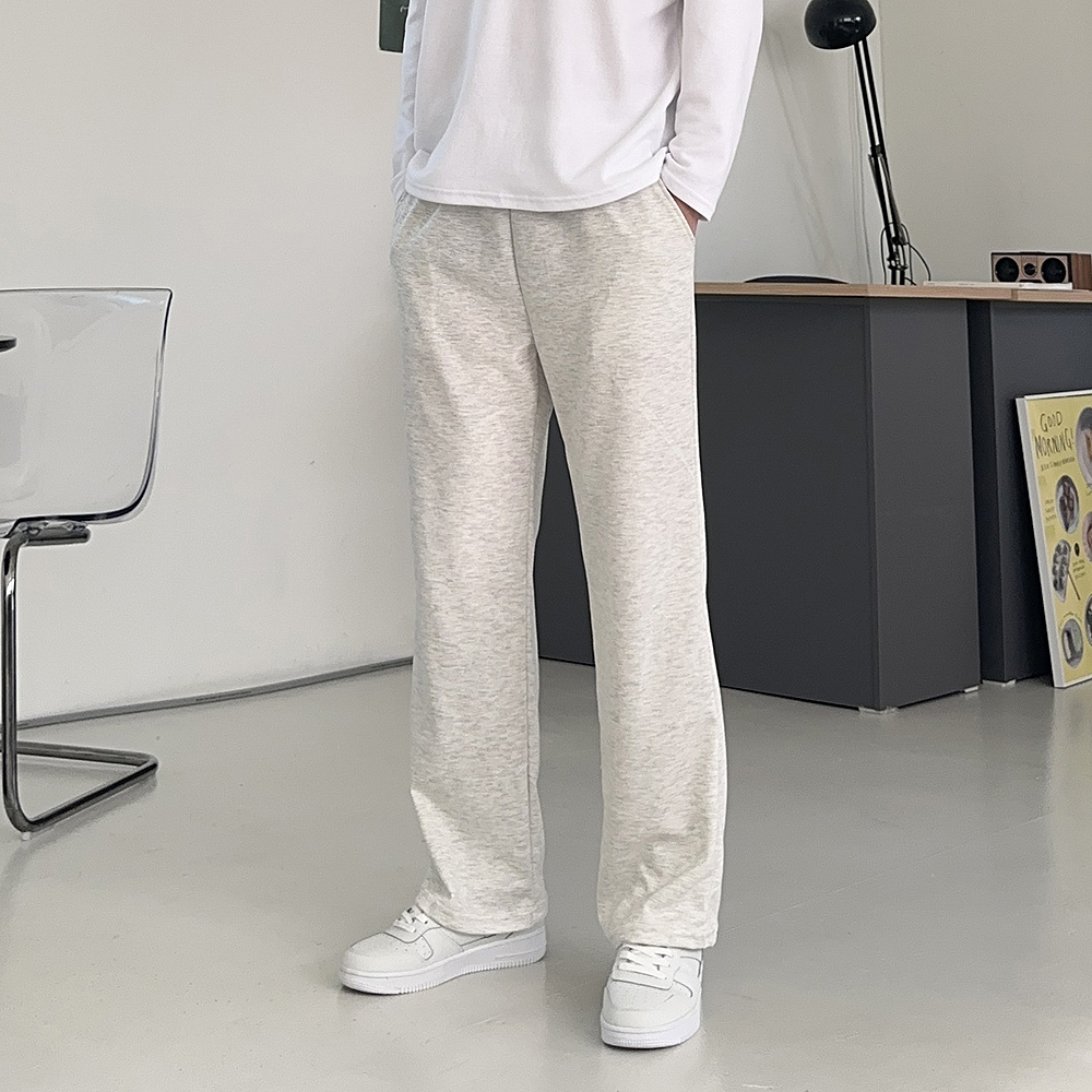 남자면바지 밴딩 트레이닝 팬츠 남자와이드팬츠 - 상세 이미지 5