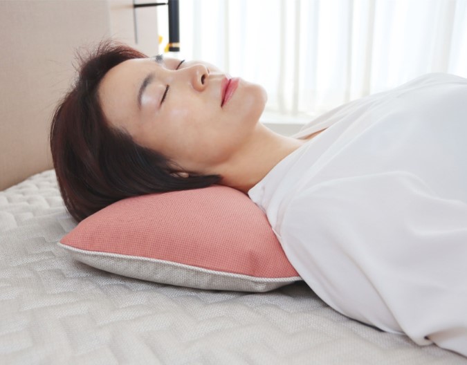 들꽃잠 그래핀 숙면 목 베개 아치형