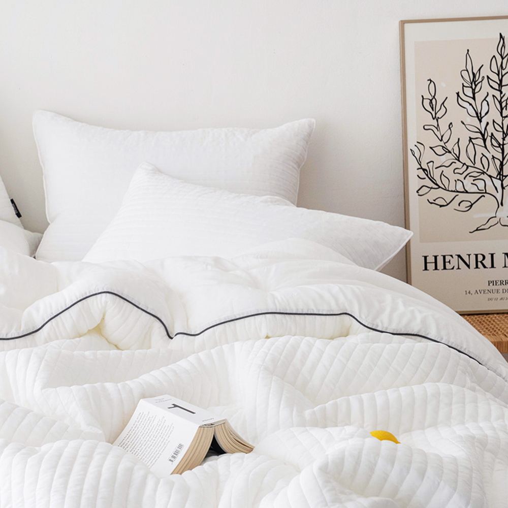 도브 모달 간절기 차렵이불 화이트 아이방 안방 사계절 봄 가을