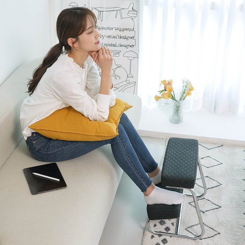 [다니카] 데일리 다용도 책상 사무실 다리거치대 의자 2단 발받침대